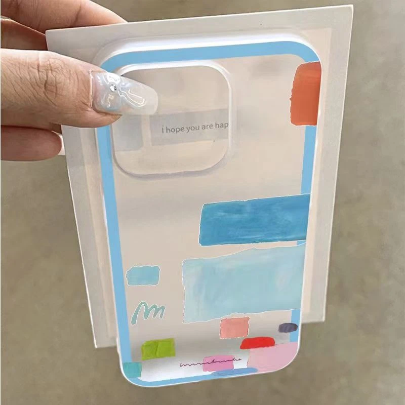 分散色块适用苹果15pro/14手机壳11iphone13女12小米vivo华为oppo