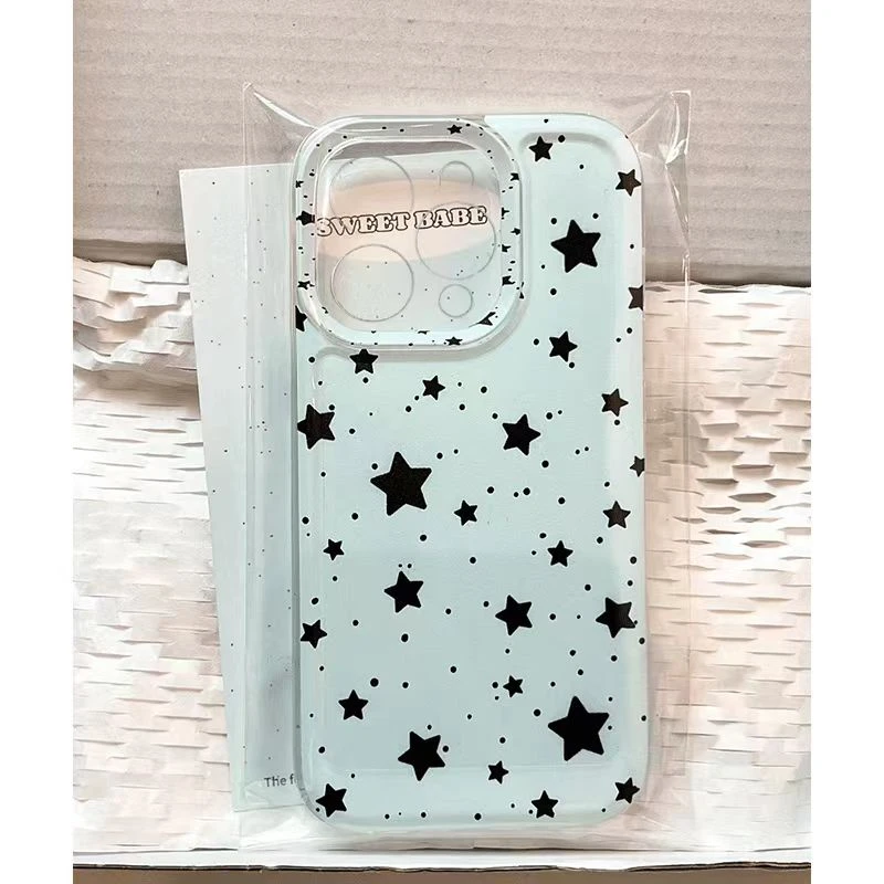 薄荷角星适用苹果15pro/14手机壳11iphone13女12小米vivo华为oppo