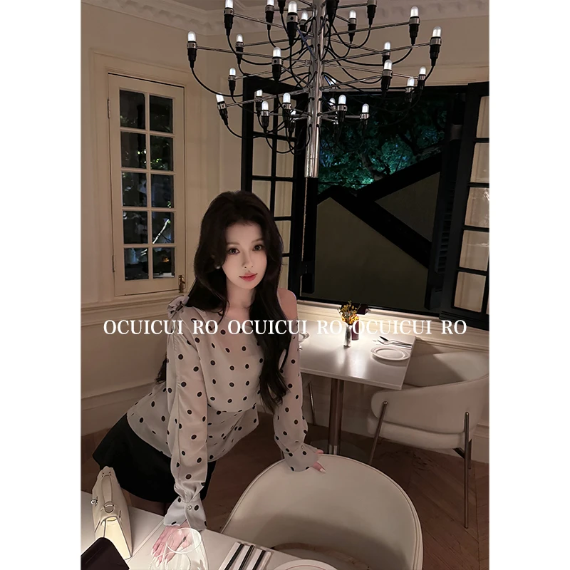 CUI CUI 崔崔【浪漫物语】波点法式名媛小众高级感套装女C024400