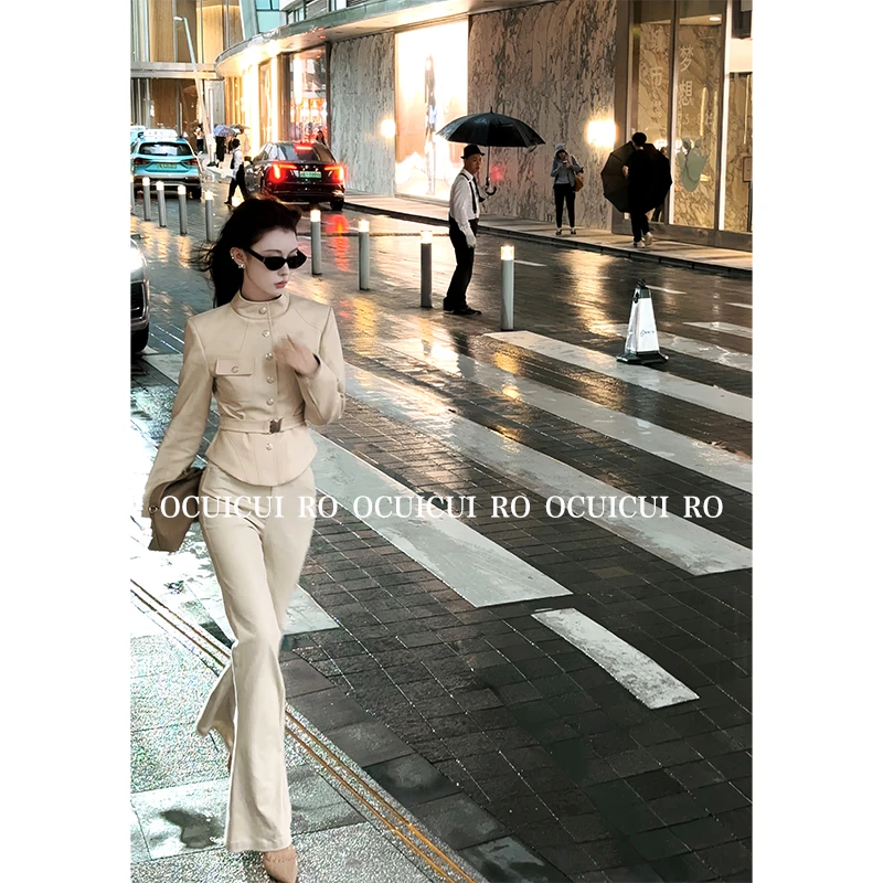 CUI CUI 崔崔【巴黎旧梦】小众高级感早秋短款外套时尚套装C024303