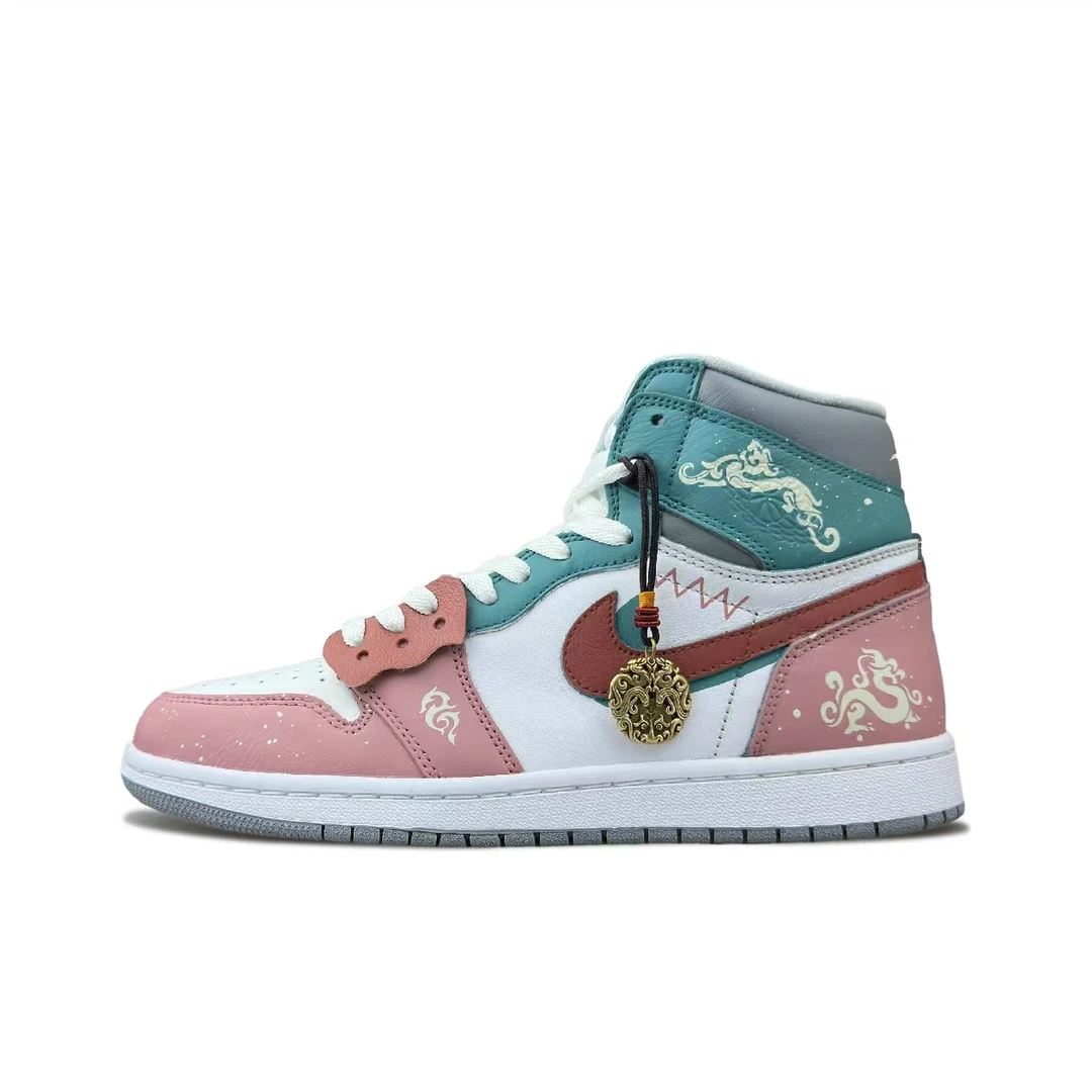 【定制球鞋】 Jordan Air Jordan 1 丹青戏韵 AI辅助设计 龙年限定
