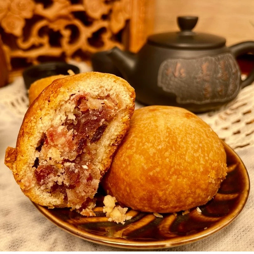 宣威火腿月饼混装30克传统好吃烘焙正宗