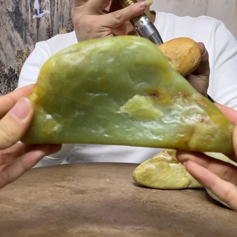 【闪购商品】岫玉原石未镶嵌心*零