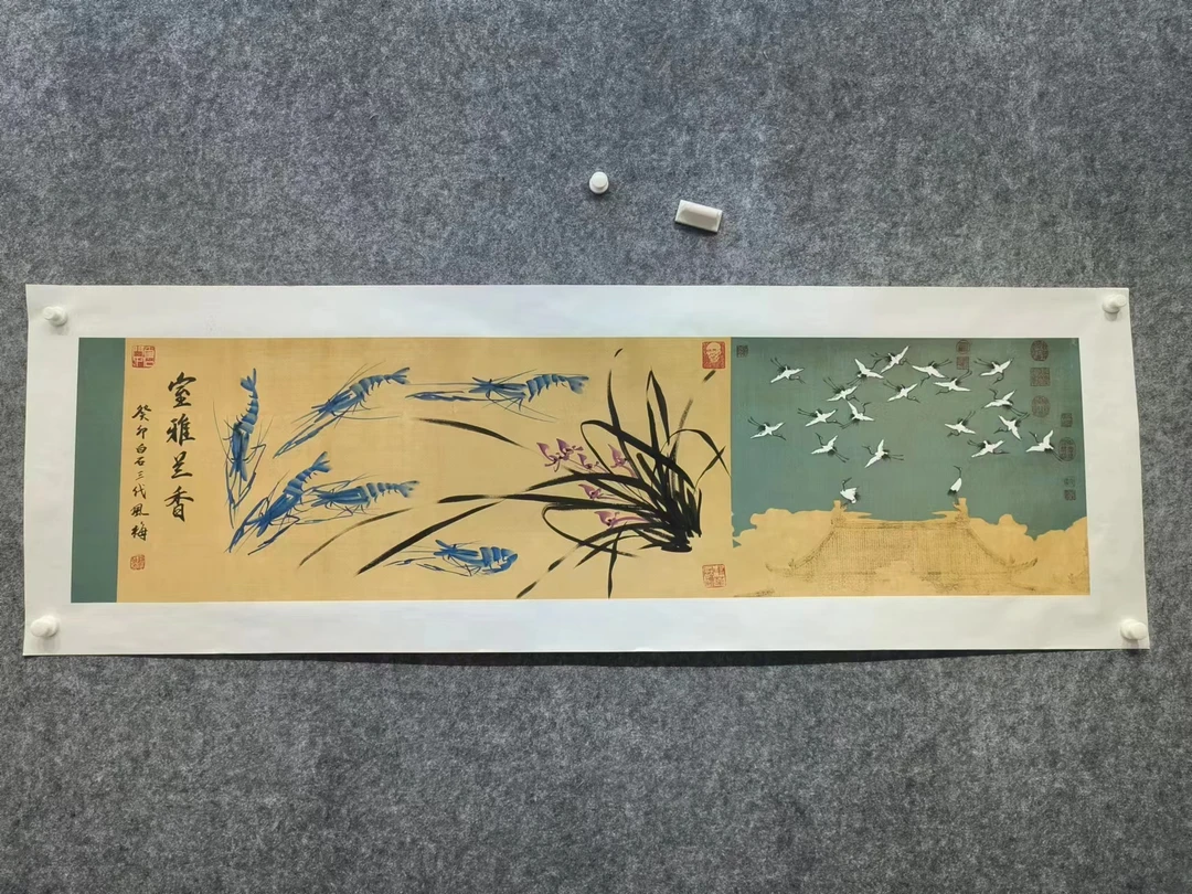 大红袍画家-邹风梅-《室雅兰香》1