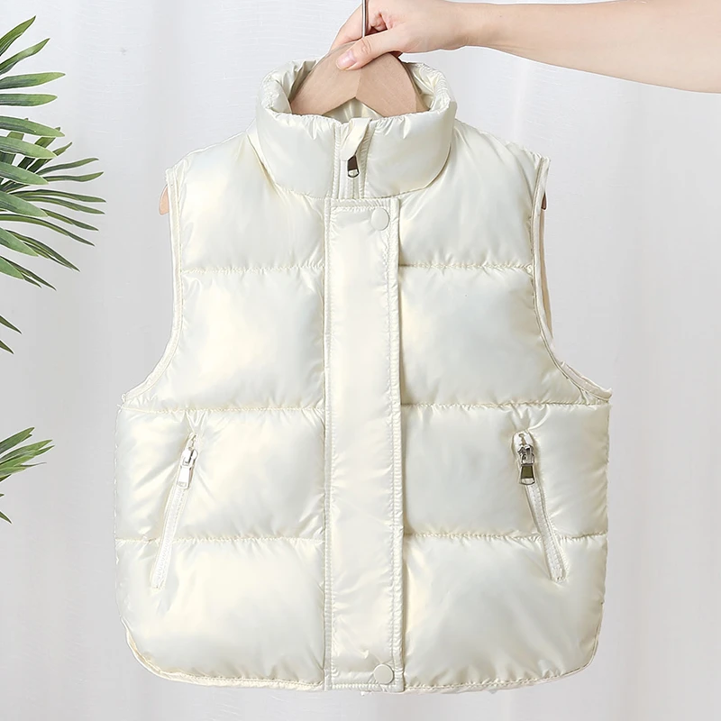 儿童棉马甲冬季加厚外穿免洗背心男女童保暖秋冬洋气小童韩版马甲