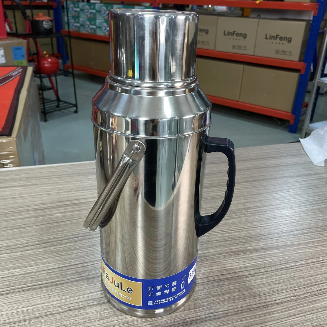 【升级款】高颜值 大容量 办公 宿舍 家用不锈钢保温壶款式随机发