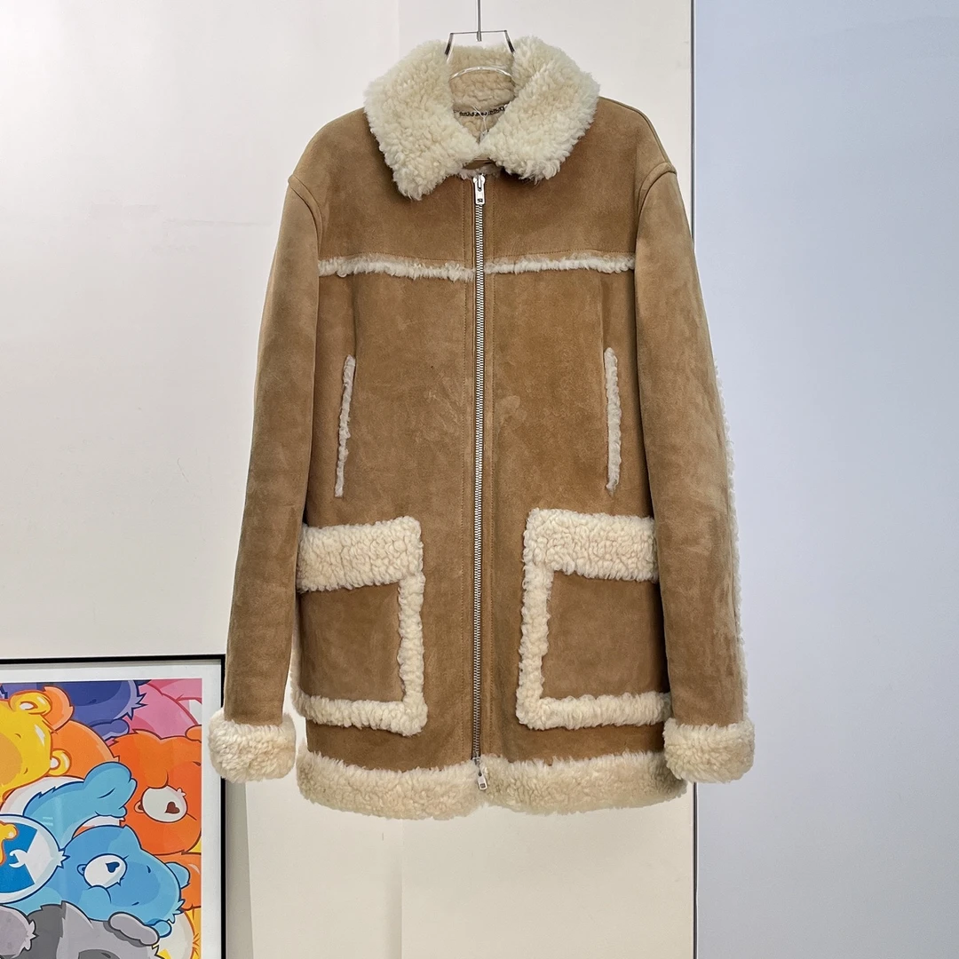 99新 Maison Margiela/梅森马吉拉 皮草一体/40码/成色/Xsps4580