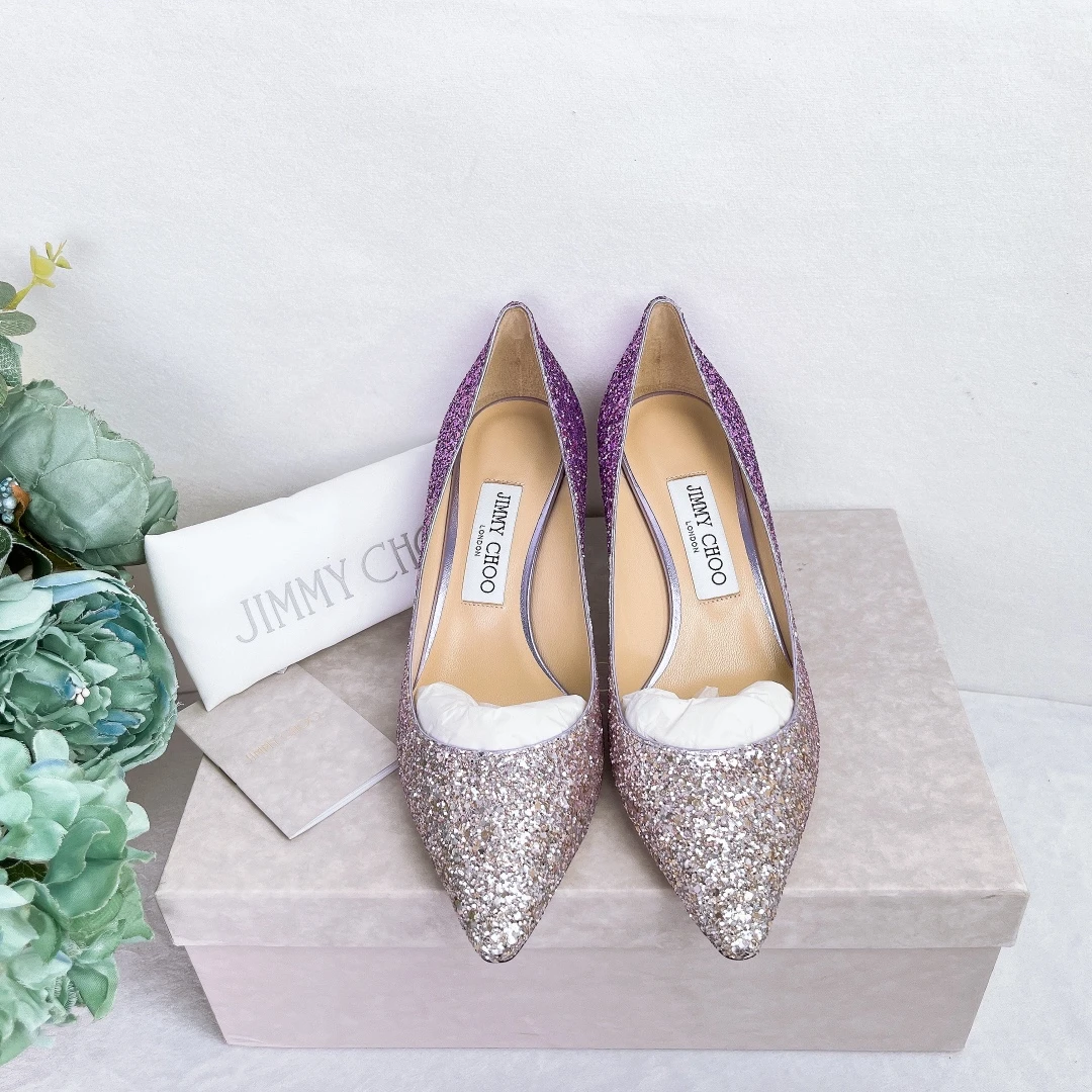 全新未使用 JIMMY CHOO/吉米周 高跟鞋/37.5码/成色/Xspc138