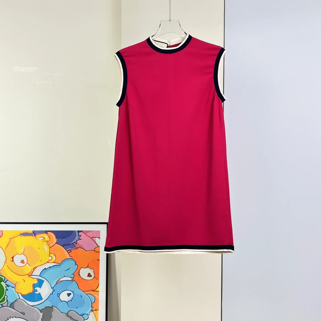 99新 GUCCI/古驰 无袖连衣裙/38码/Xsps9571