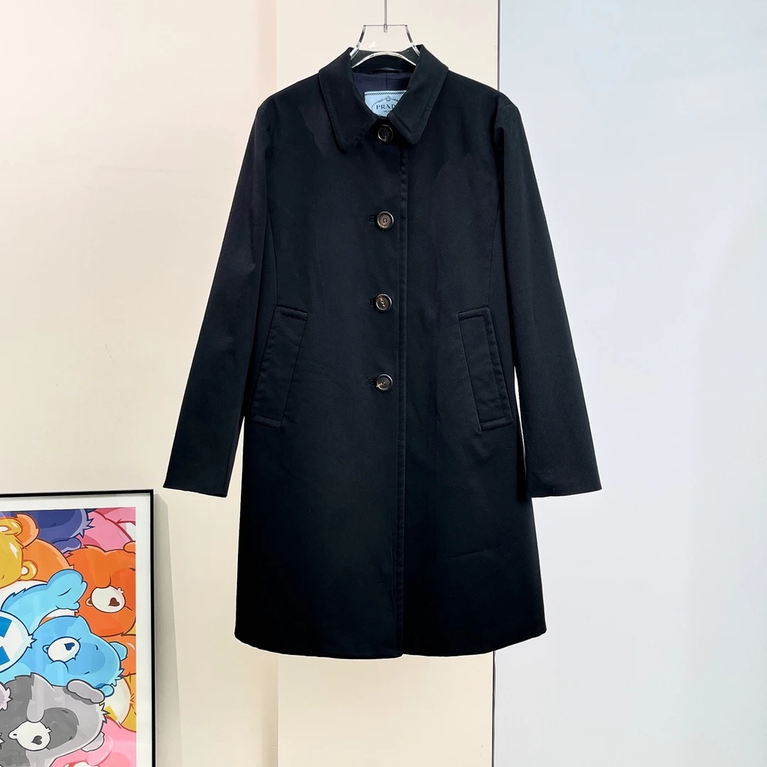 95新 Prada/普拉达 中长款外套/42S码/成色95/Xsp24954
