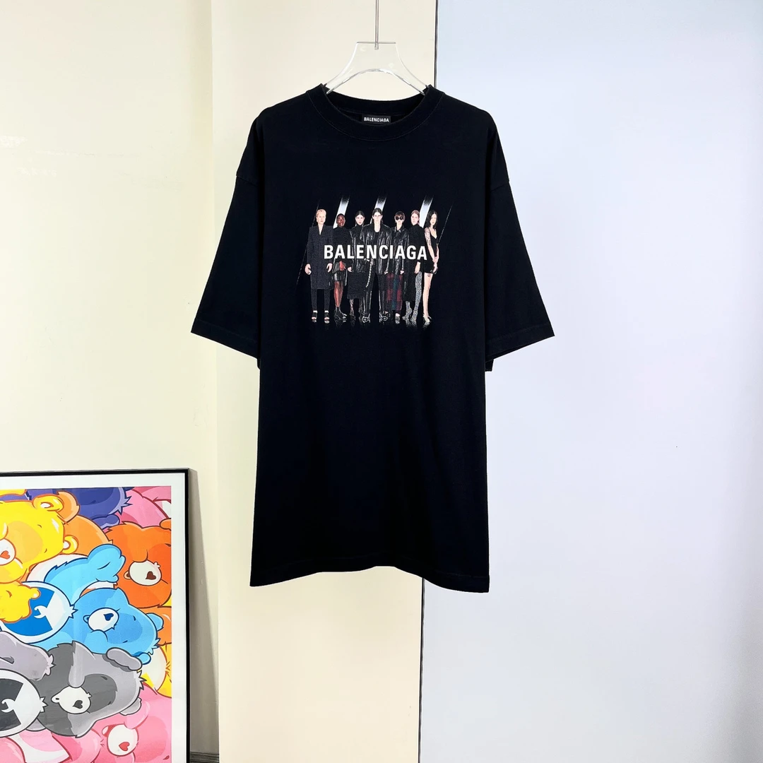 95新 Balenciaga/巴黎世家 短袖T恤/S码/Xspr2873