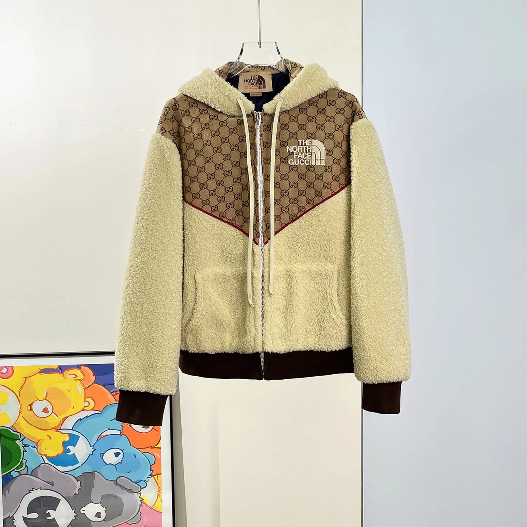 95新 GUCCI/古驰 Gucci连帽拉链拼接外套/Xxs码/成色/Xsp25546