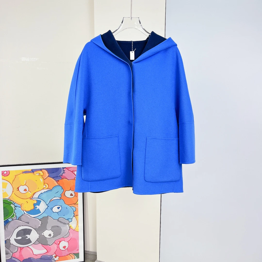 99新 MaxMara 两面穿毛呢外套/38码/成色99/Xsps8219