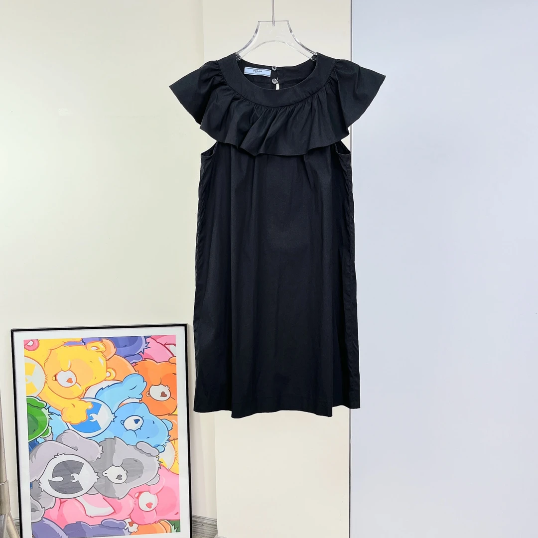 95新 Prada/普拉达 无袖连衣裙/38码/成色95/Xsp27224
