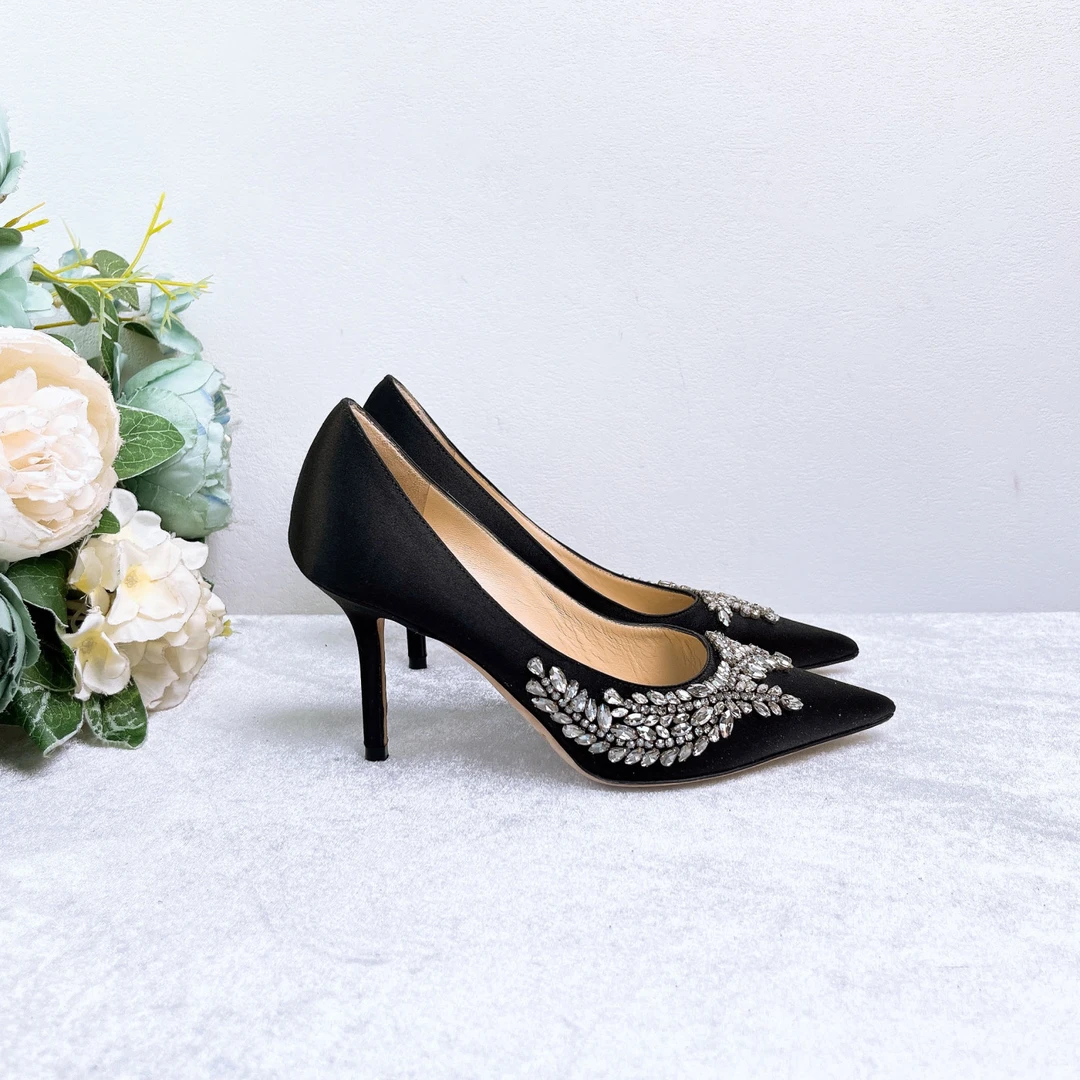 99新 JIMMY CHOO/吉米周 高跟鞋/34.5码/成色99/Xsp27138