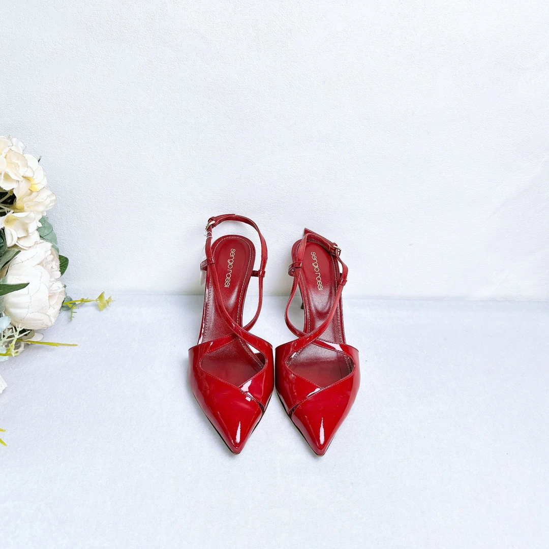 95新  Serglo Rossi高跟鞋款式/37.5码Xspr2758