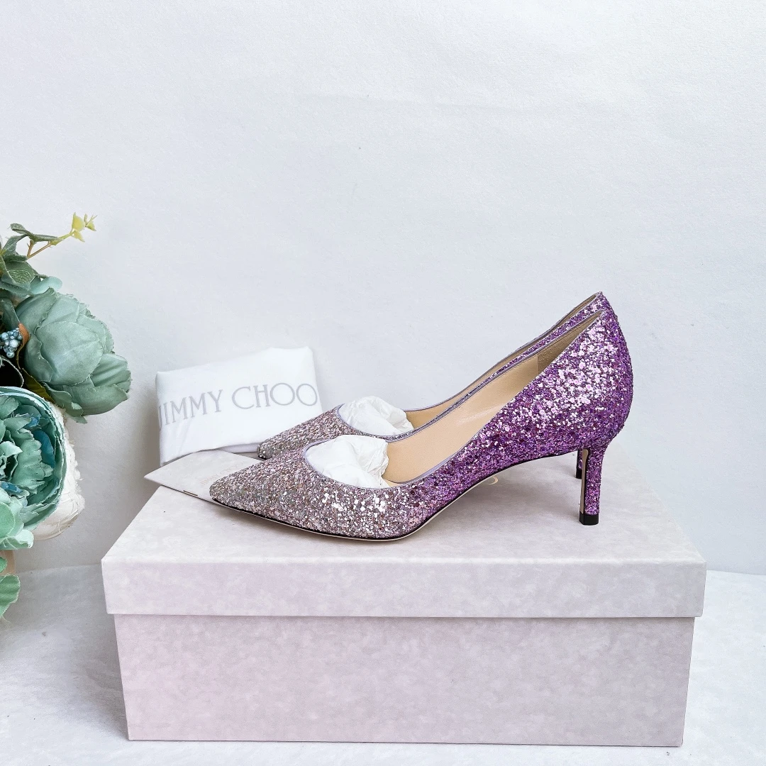 99新 JIMMY CHOO/吉米周 高跟鞋 /38.5码/Xspc246