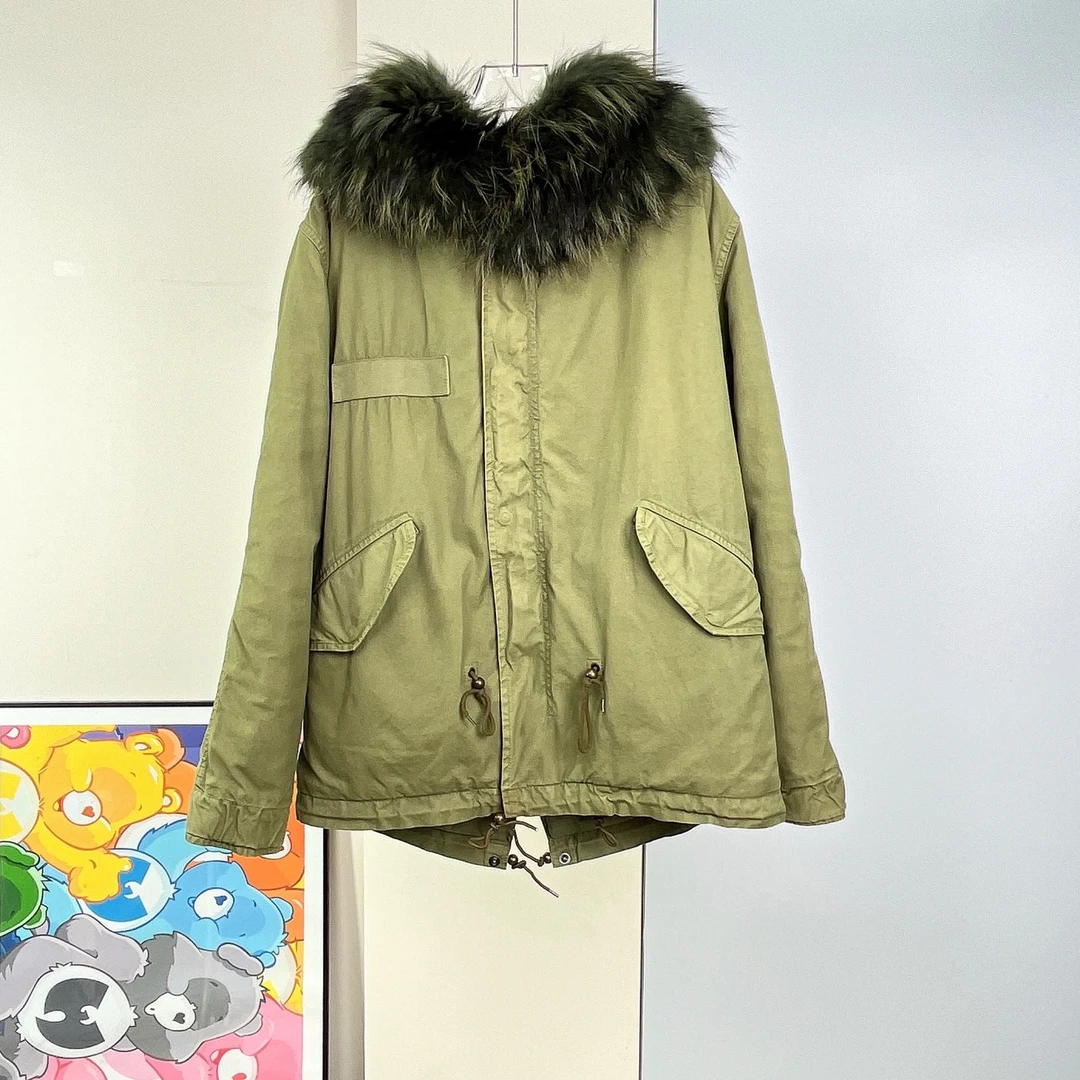 95新  皮草夫妇外套/XS码/成色95/Xsp28801