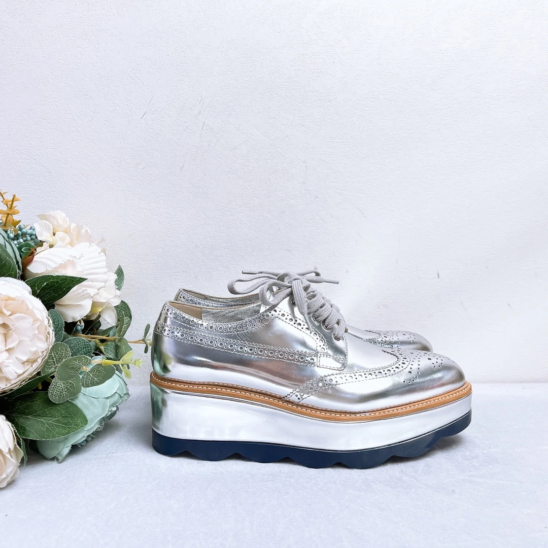 95新 Prada/普拉达 增高厚底鞋 /37.5码/成色/Xspr1909