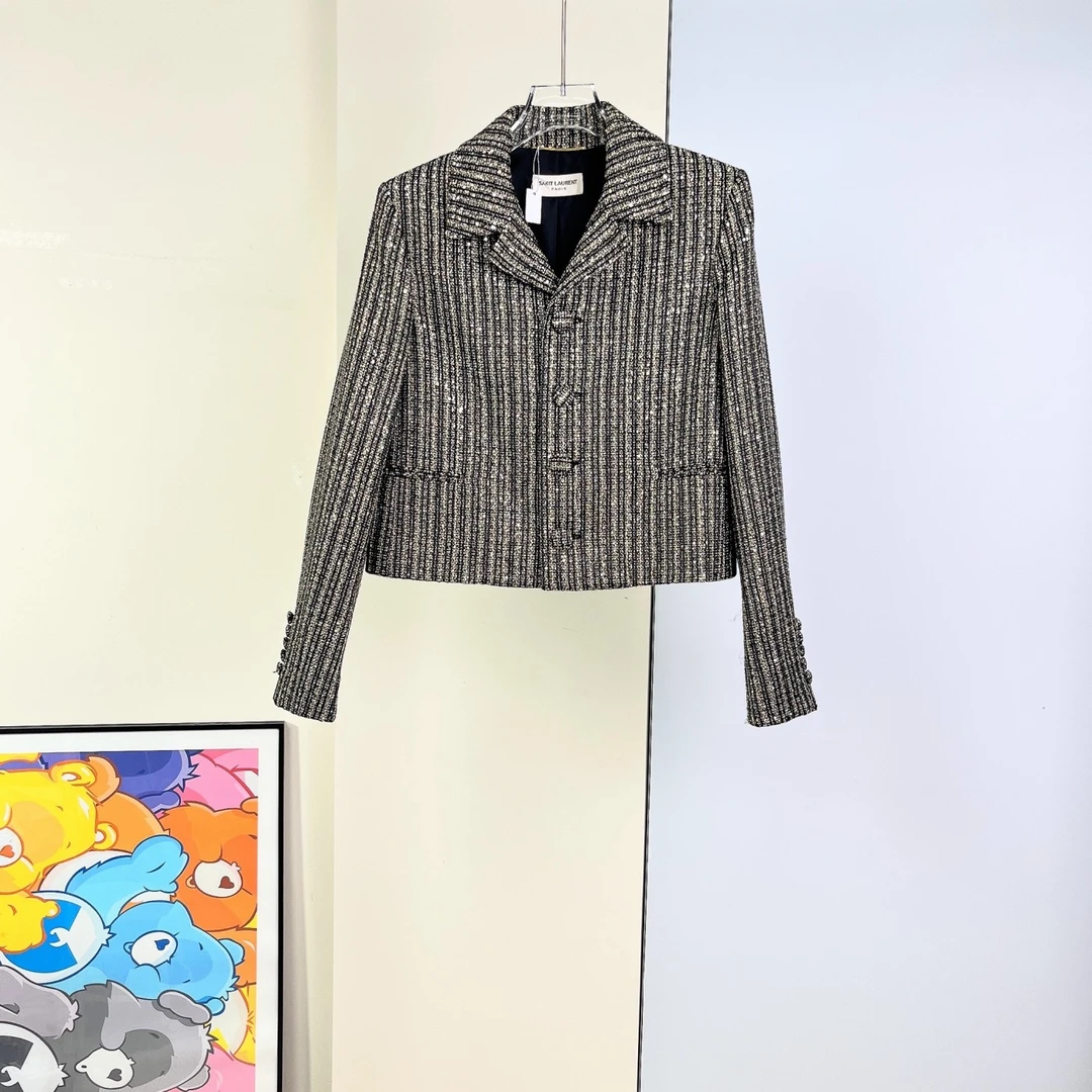 99新 YSL/圣罗兰 外套/36码/Xsp31205