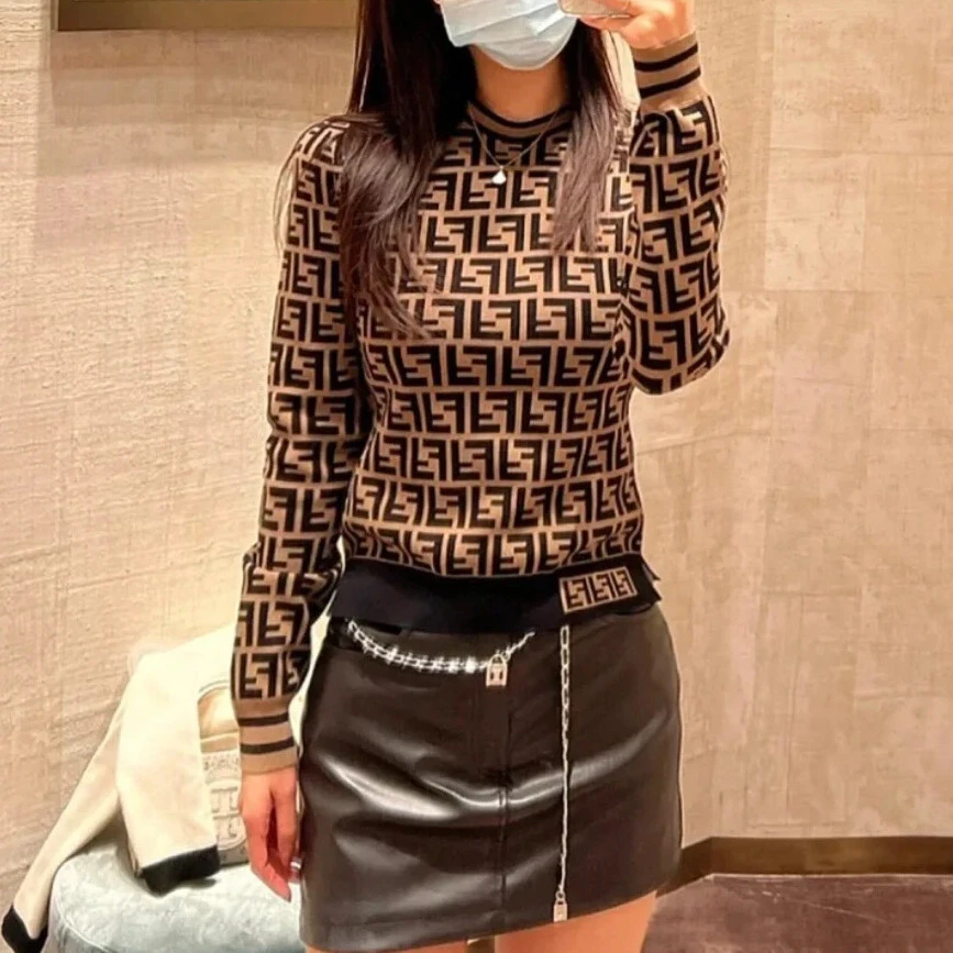 99新 FENDI/芬迪 针织上衣/38码/成色99/Xsp28483