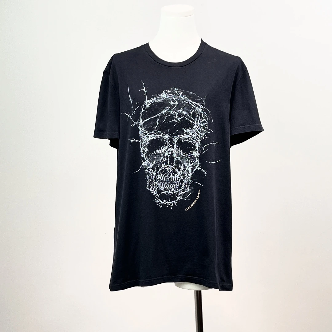 95新 Alexander McQueen/亚历山大·麦昆 T恤/M码/成色95/Xsps3296