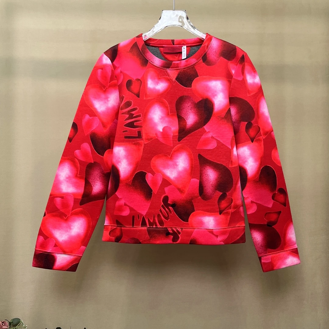 95新 Valentino/华伦天奴 华伦天奴圆领套头卫衣 尺码：M/Xsp8775
