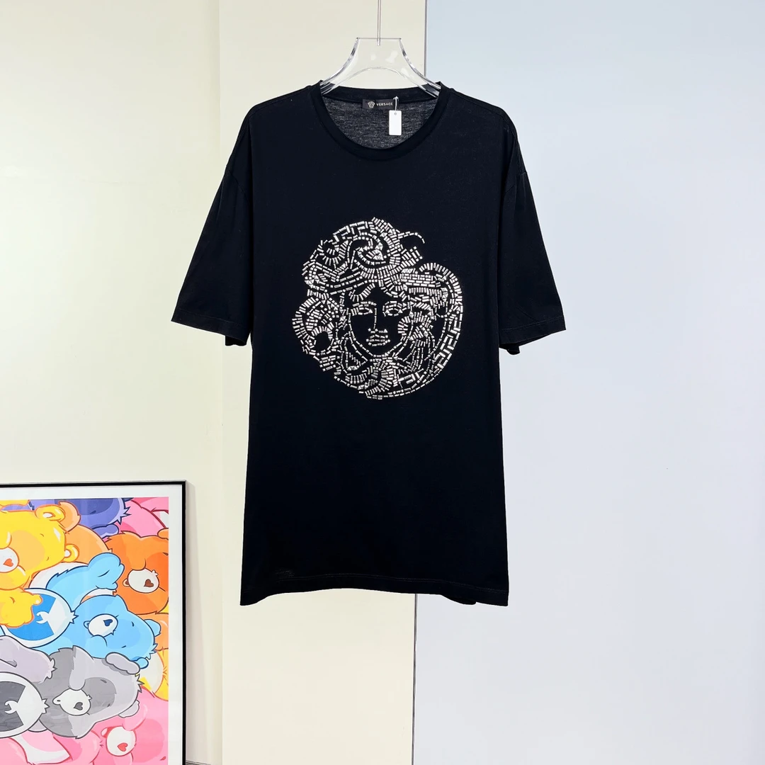 95新 VERSACE/范思哲 短袖T恤 /XL码/成色95/Xspa2211