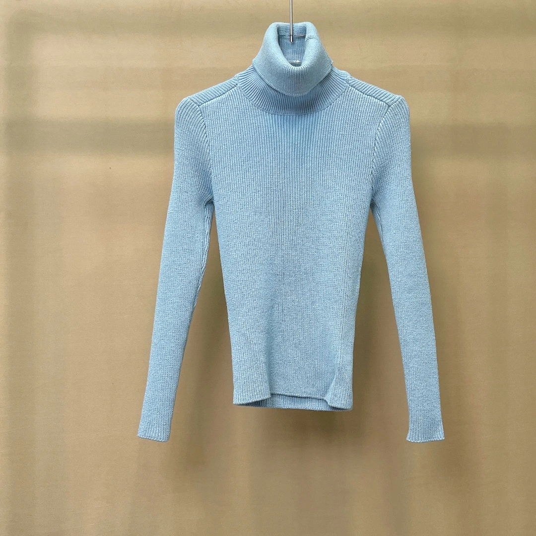 95新 Balenciaga/巴黎世家 羊毛高领毛衣/34码/成色99/Xsp10546