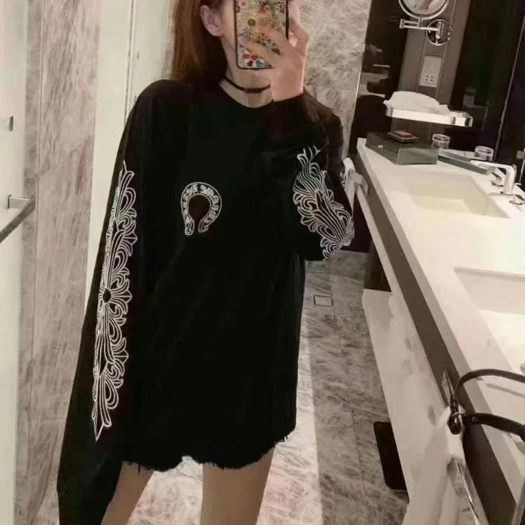 99新 Chrome Hearts/克罗心 长袖T恤/M码/ABC069