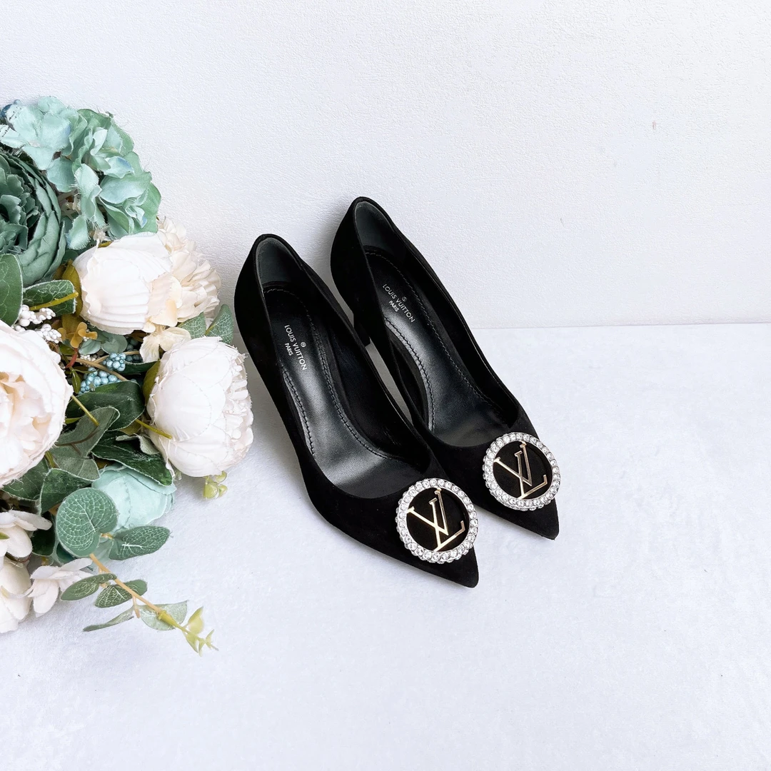 99新 LV 高跟鞋/36码/Xspn4585