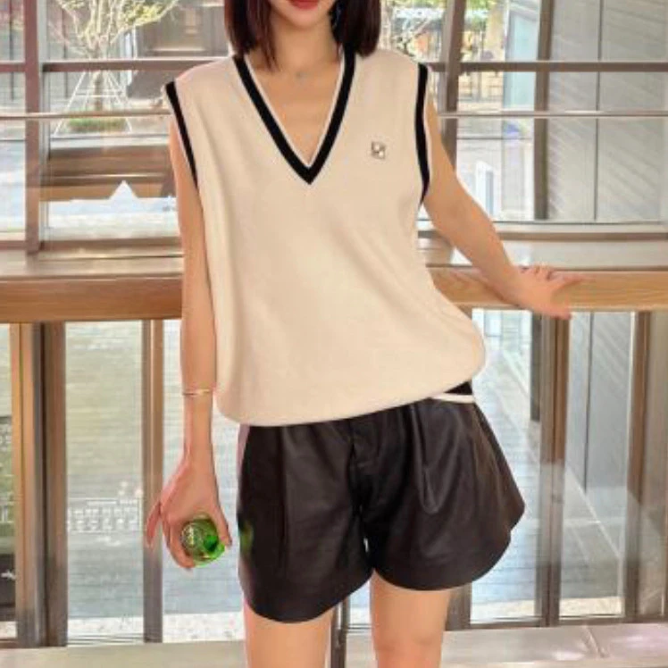 99新  针织背心/S码/Xspa3608