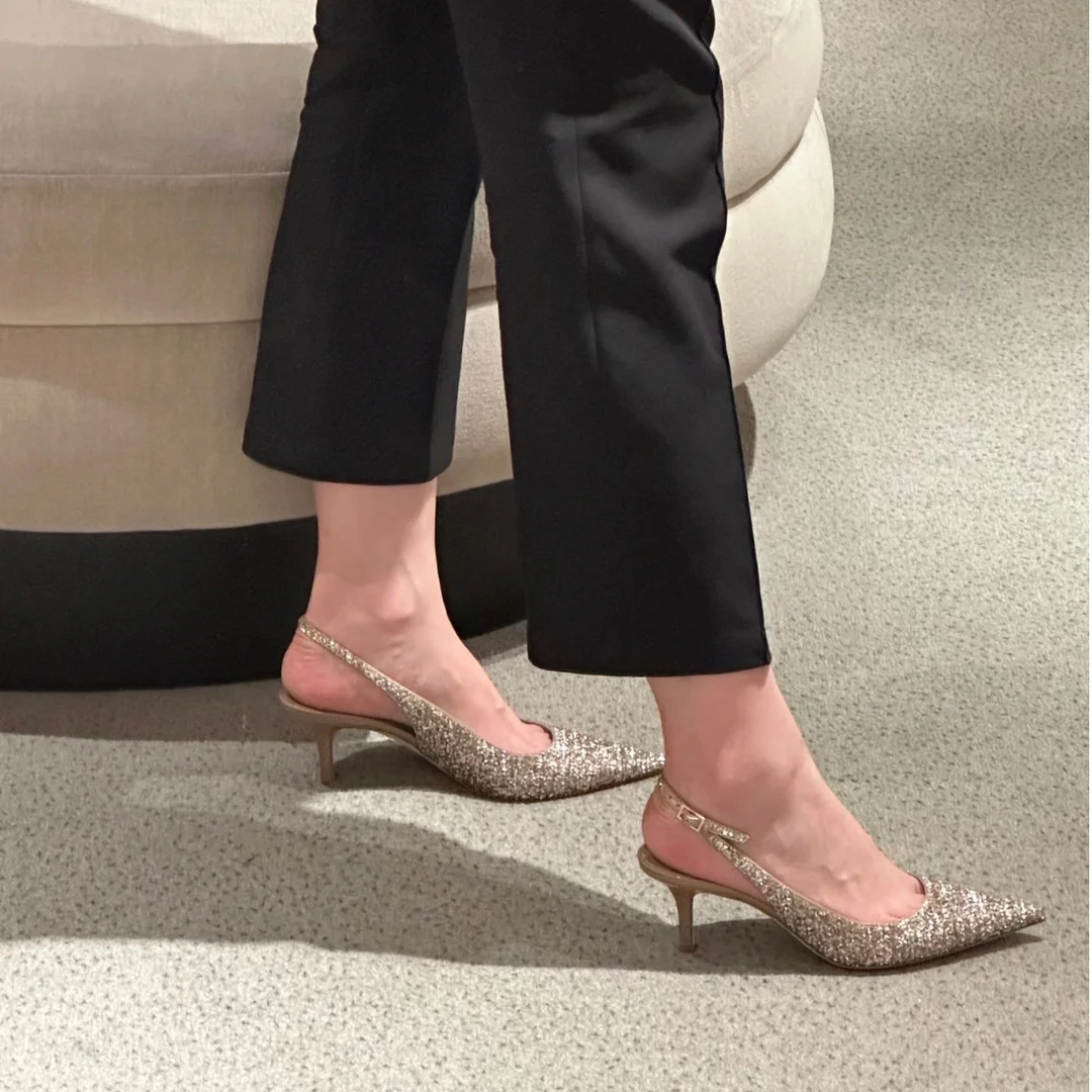 95新 JIMMY CHOO/吉米周 高跟鞋/37码/Xsps9574