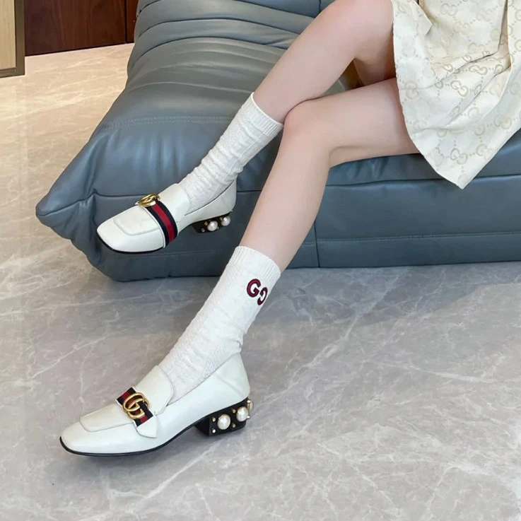 95新 GUCCI/古驰 乐福鞋/39码/成色95/Xsp28658