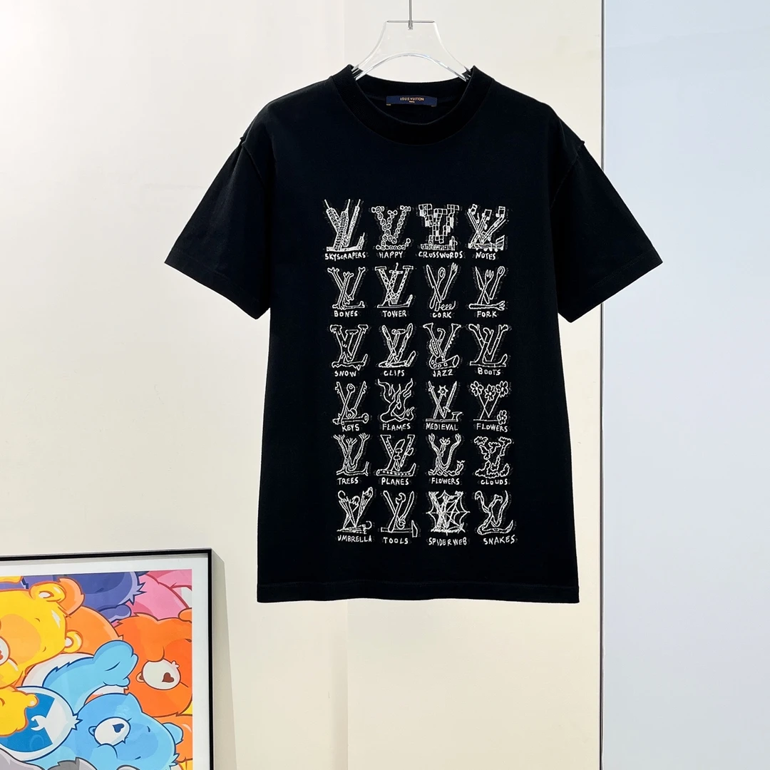 95新 LV 短袖T恤/S码/成色95/Xsps5004