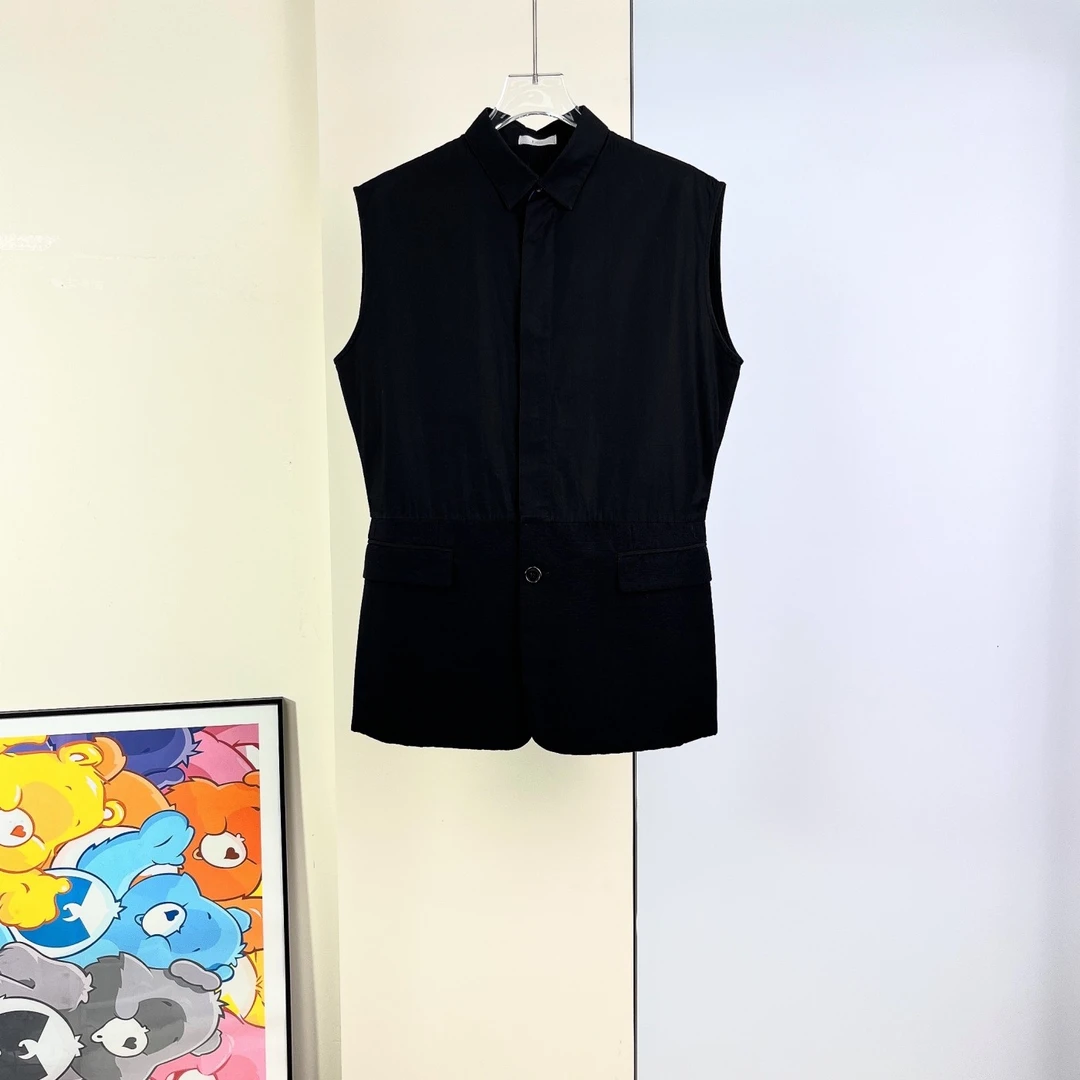 99新 DIOR/迪奥 拼接马甲外套/39码/Xsp31090