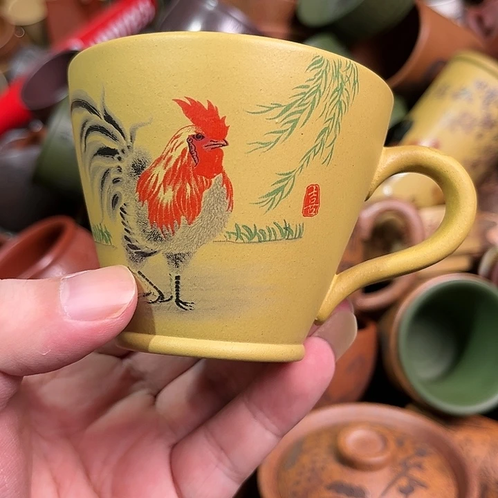 紫砂茶杯全手工紫砂主人杯