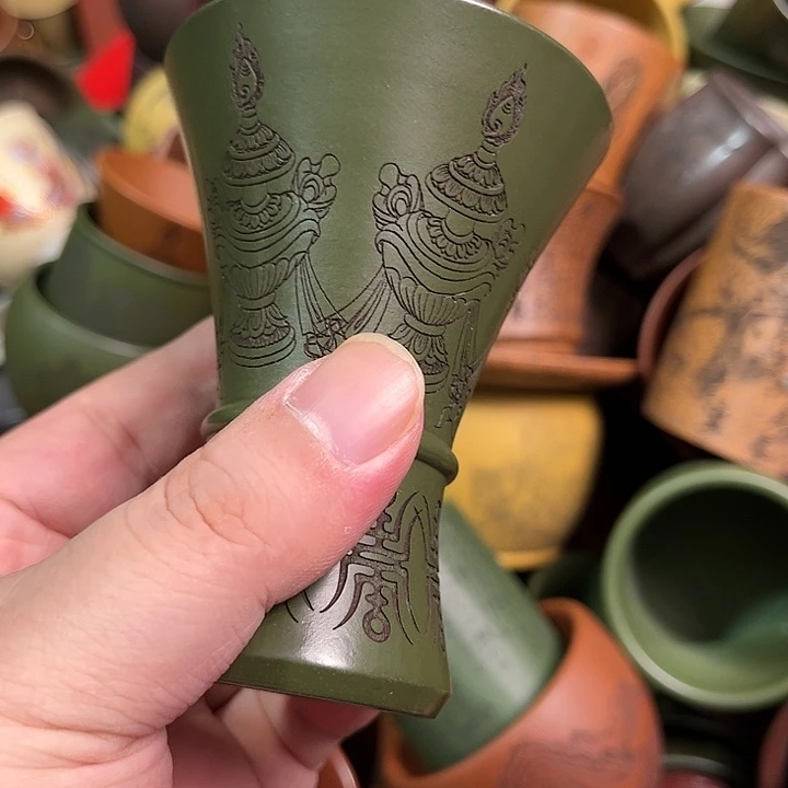 紫砂茶杯全手工紫砂主人杯