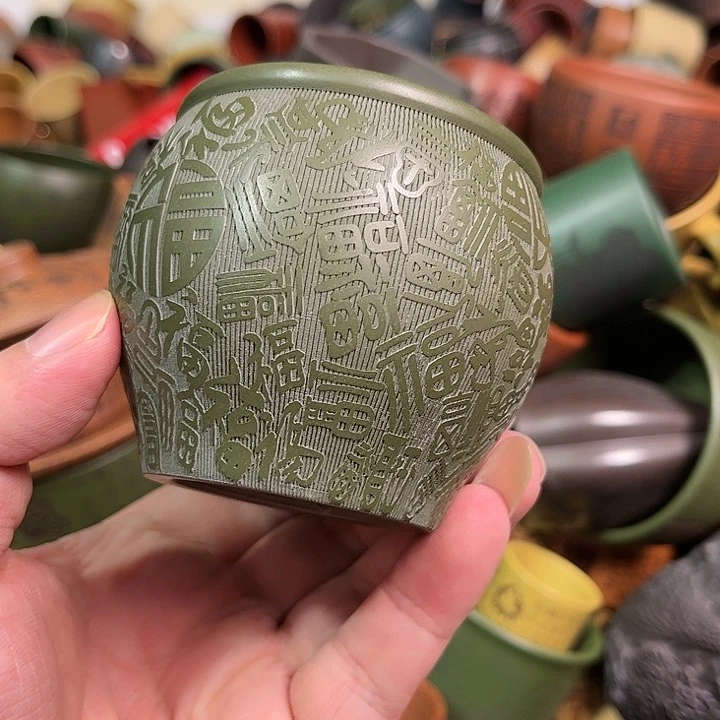 紫砂茶杯全手工紫砂主人杯