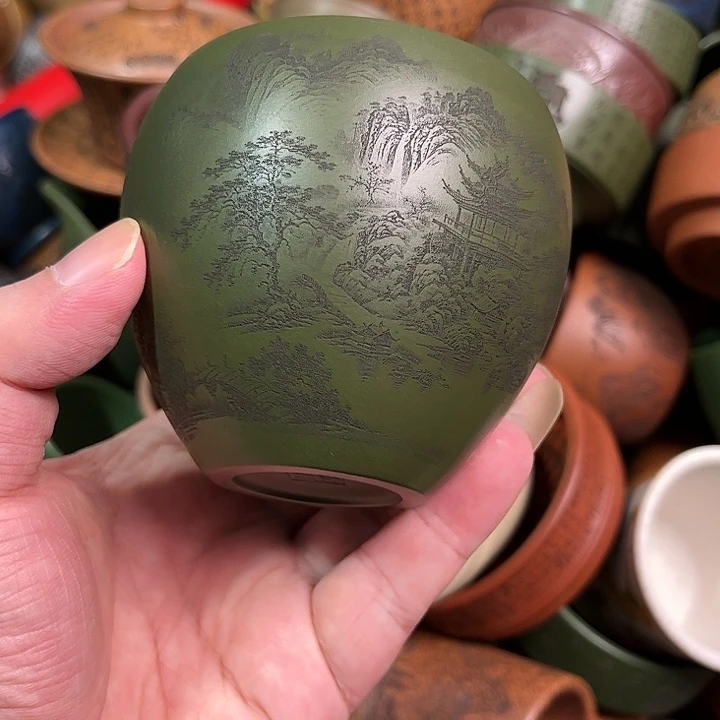 紫砂茶杯全手工紫砂主人杯