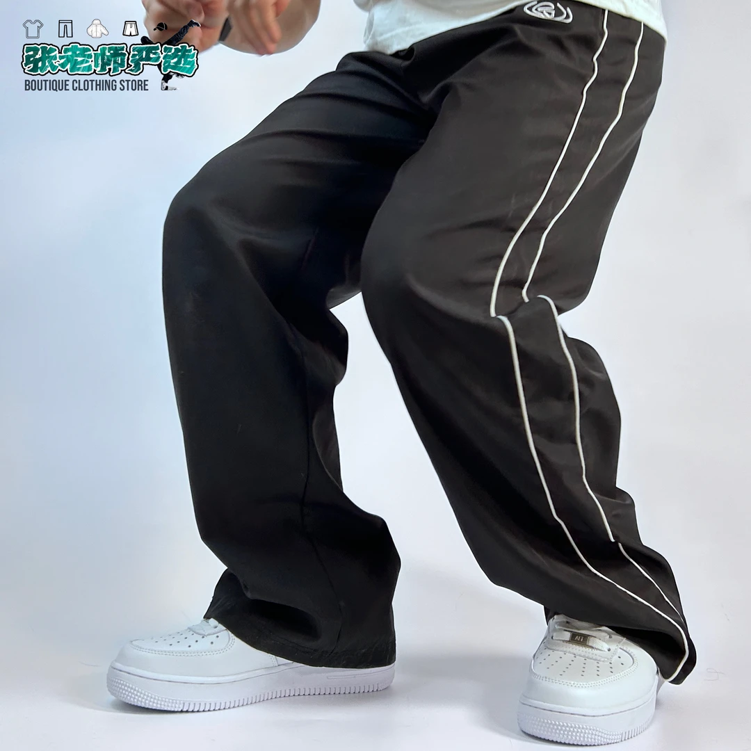 【张老师严选】Bboy练舞裤休闲高街运动裤休闲裤宽松百搭垂感拖地裤