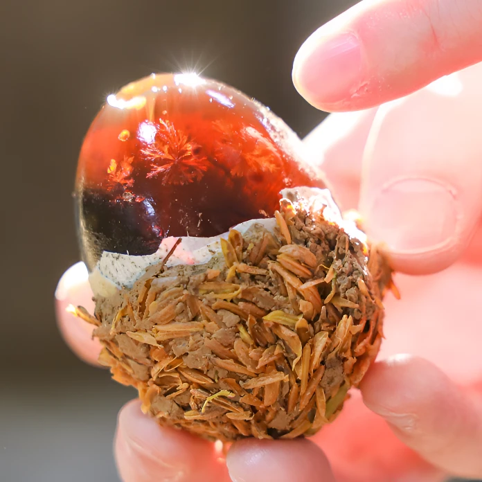 唐媓逅陕西非遗无铅老缸糖心松花皮蛋凉拌松花擂椒8枚/15枚食用