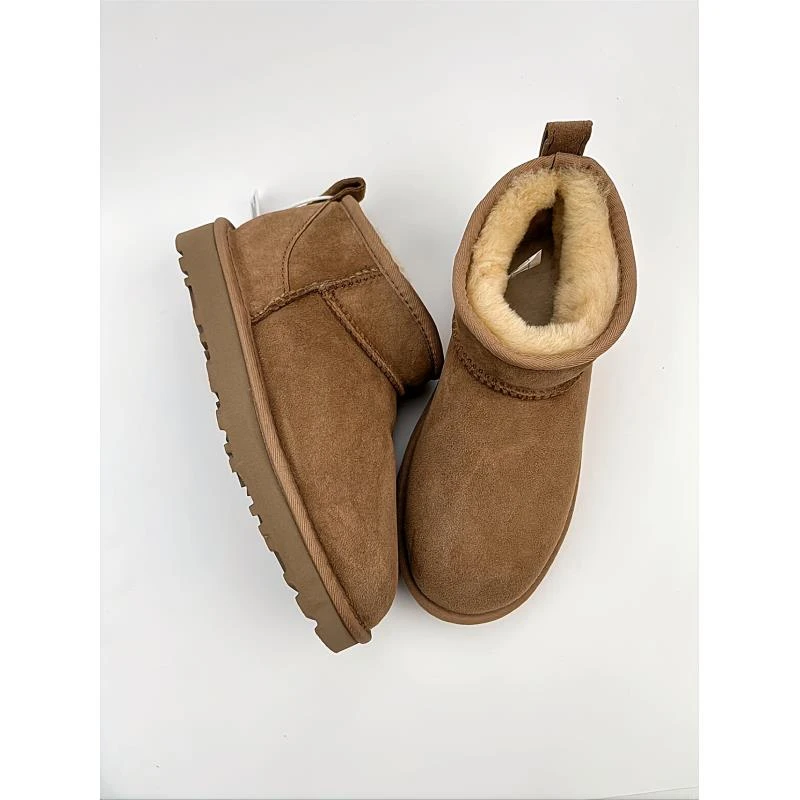 【羊皮毛一体】冬雨mini男女情侣款防滑保暖短筒时尚秋冬雪地靴