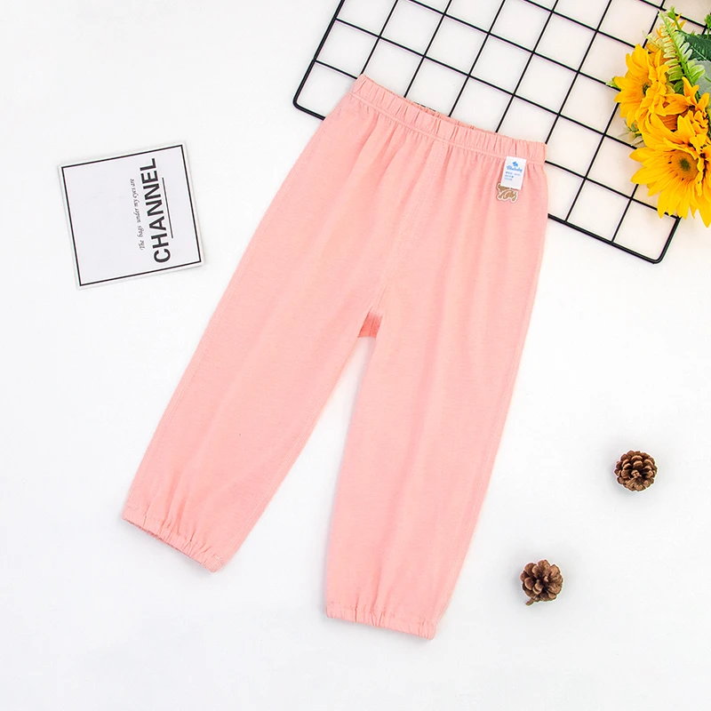 DY914/ Bbe baby夏款上新素色防蚊裤