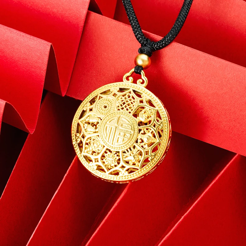 合金吊坠 八宝富贵莲花吊坠 （买吊坠送吊绳）