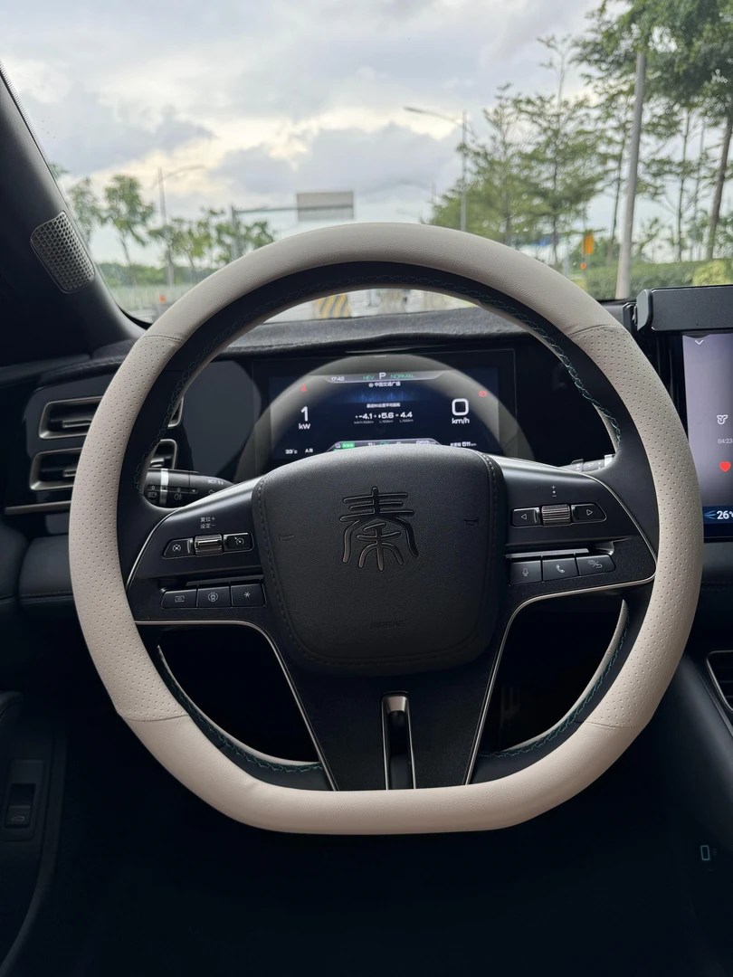 适用于秦L汽车方向盘套防汗防滑耐磨套把四季通用轻薄方向盘套