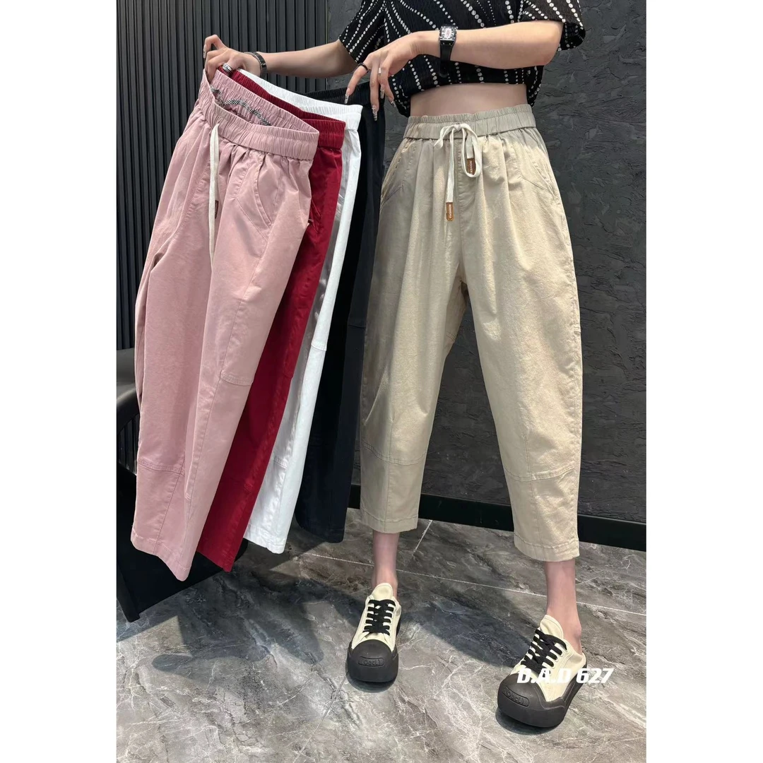 潮秀儿家大码显瘦夏季显瘦时尚休闲裤627