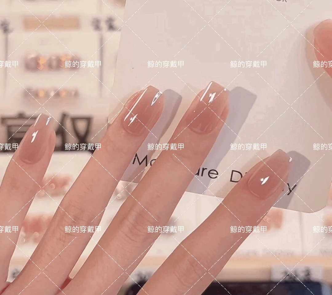 【小灯泡】纯手工穿戴甲10个甲片可重复使用