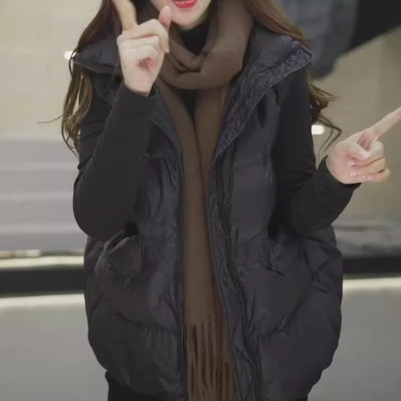 棉服马甲女款2025秋冬季新款背心洋气时髦马夹外穿爆款小个子