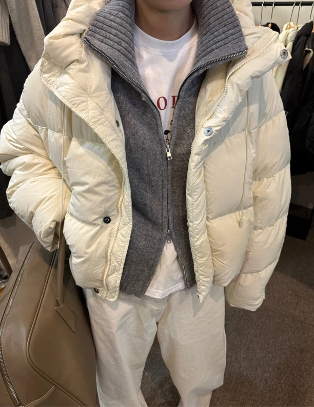 棉服棉衣免烫常规厚款秋冬百搭连帽短款宽松面包服时尚加厚